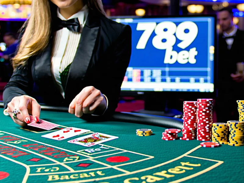 Bàn chơi Baccarat trực tuyến với người chia bài và quân bài