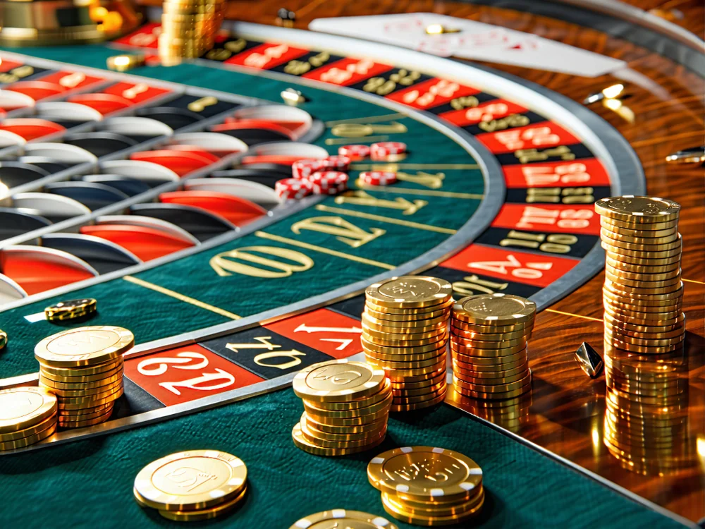 Minh họa các loại cược trong Roulette như cược đơn, cược đôi, cược hàng và cược góc