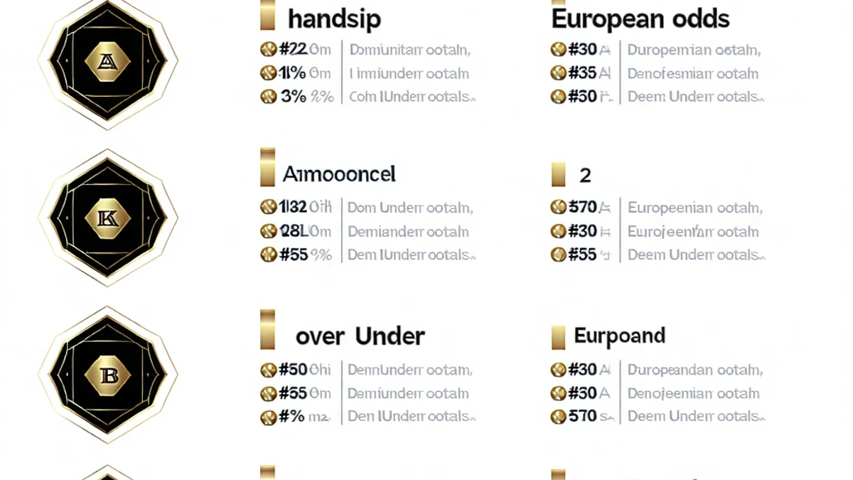 Biểu đồ minh họa các loại hình cá cược bóng đá tại 789bet