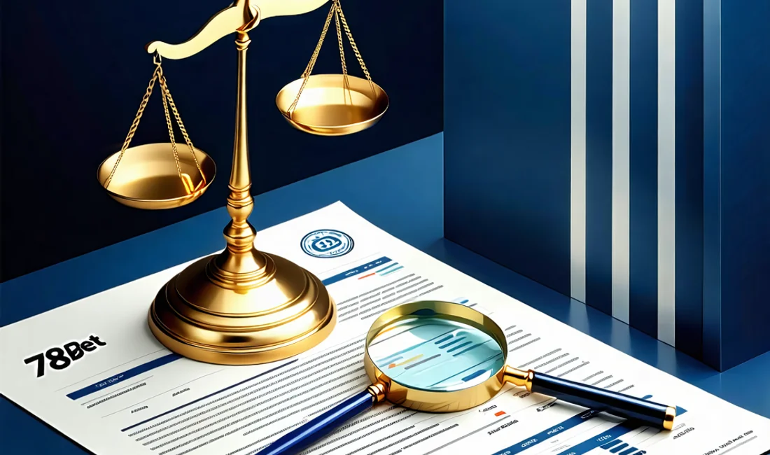 Hình ảnh các tài liệu pháp lý, biểu tượng kiểm toán và chứng nhận, tượng trưng cho sự tuân thủ quy định và uy tín của 789bet