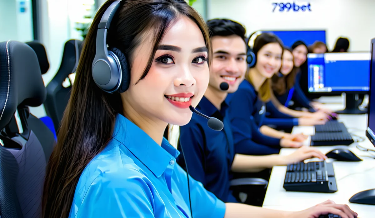 Đội ngũ chăm sóc khách hàng chuyên nghiệp của 789bet