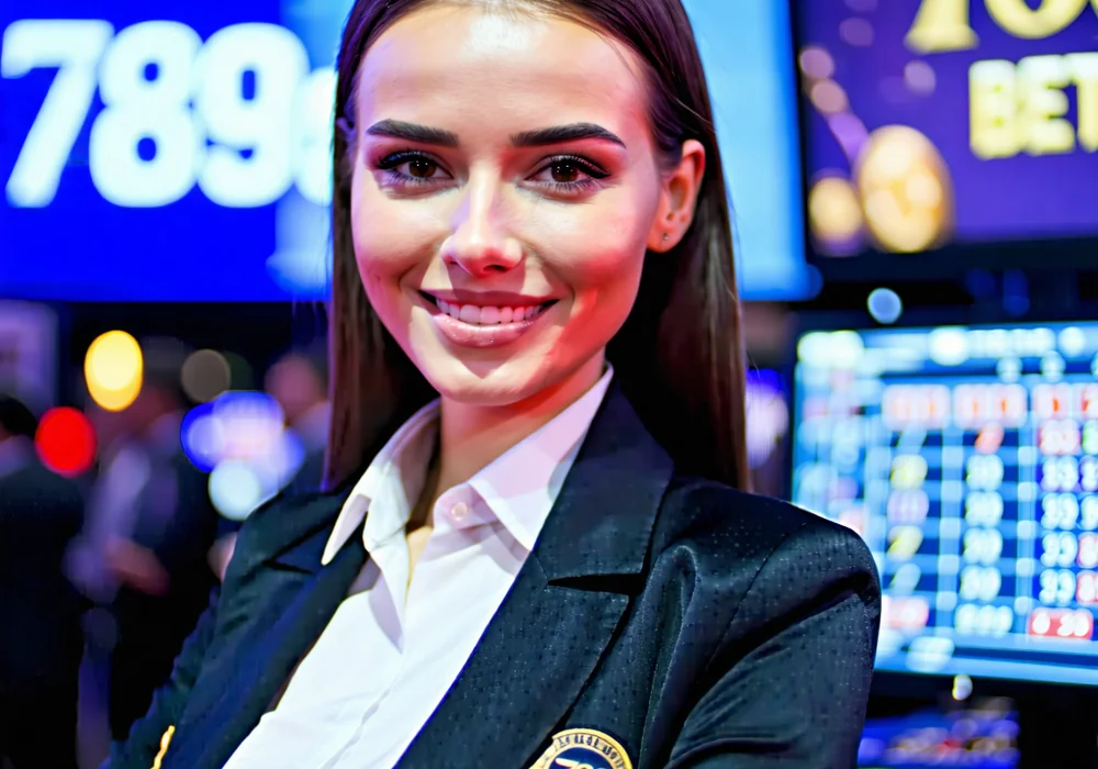 Người chia bài trực tiếp chuyên nghiệp tại sòng bạc 789bet đang điều hành trò chơi