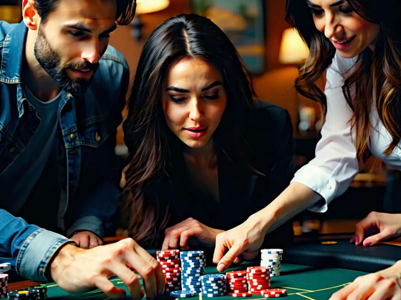 Hình ảnh minh họa người thân và bạn bè đang hỗ trợ một người gặp vấn đề cờ bạc