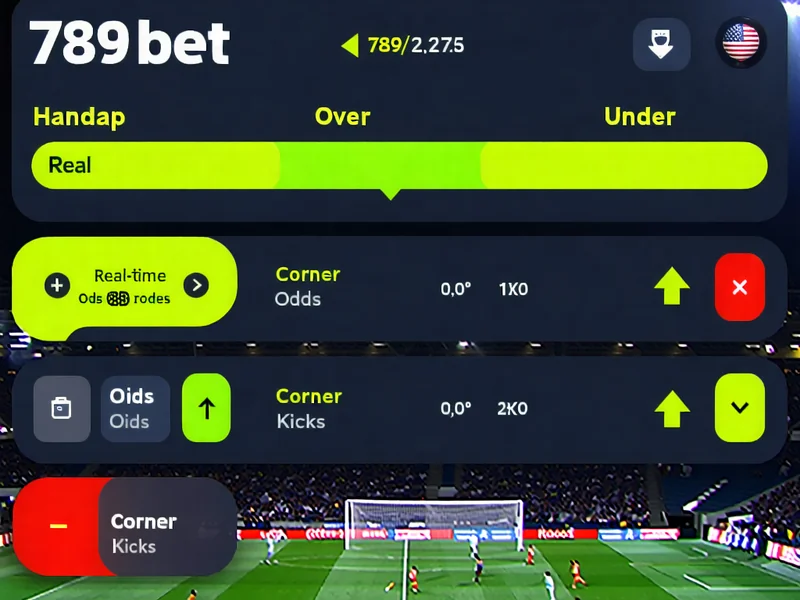 Giao diện cá cược trực tiếp và tỷ lệ cược tại 789bet