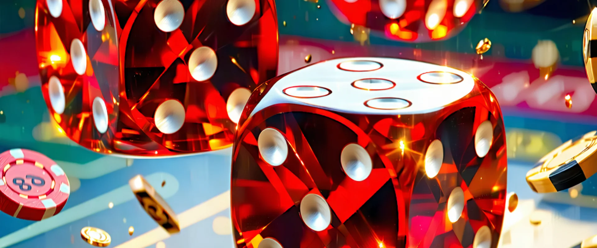 Hình ảnh banner Tài Xỉu trực tuyến 789bet với xúc xắc và chip cược