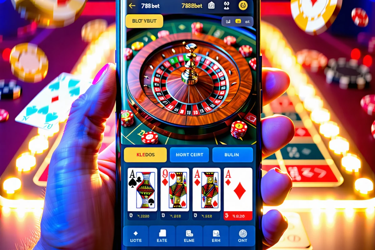 Giao diện ứng dụng di động 789bet trên điện thoại