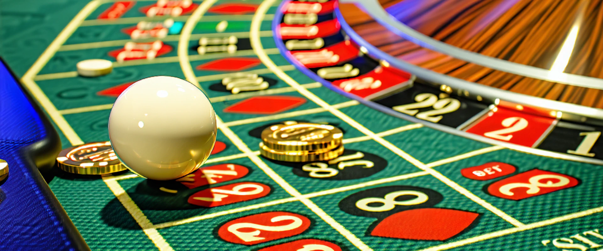 Bàn Roulette sang trọng tại 789bet với con quay và chip cược