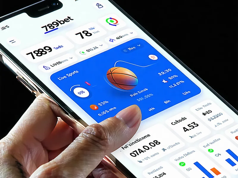 Giao diện ứng dụng di động 789bet hiển thị tỷ lệ cược và công cụ phân tích trên điện thoại thông minh