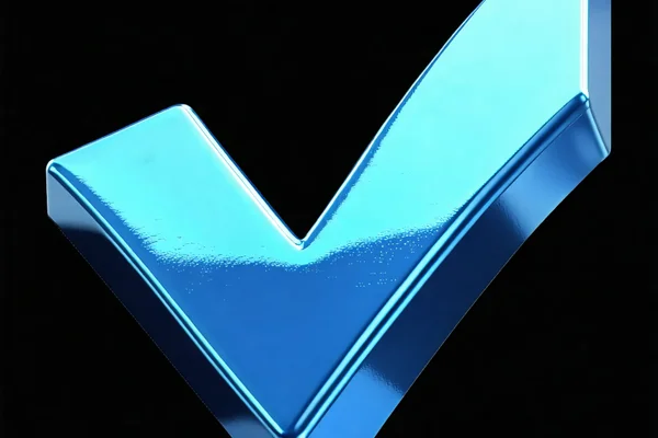 Hình ảnh biểu tượng giải quyết vấn đề ưu tiên, có thể là một dấu tích xanh lớn hoặc một con dấu ưu tiên.