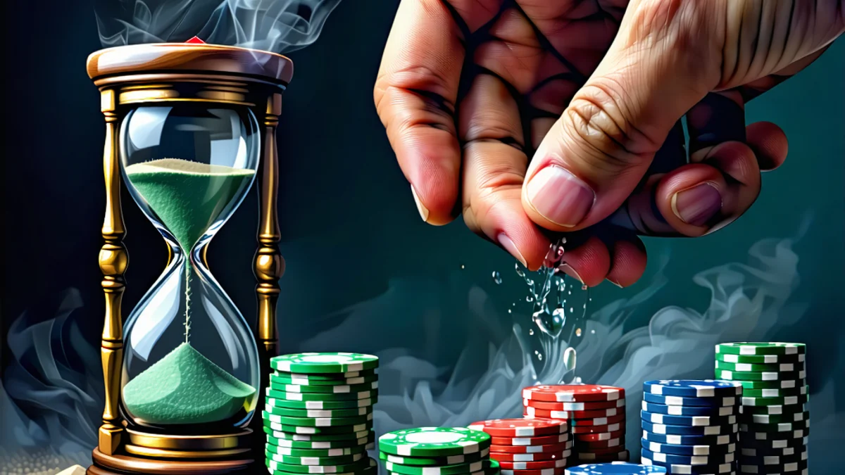 Hình ảnh minh họa chơi game có trách nhiệm, với biểu tượng giới hạn thời gian và tiền bạc