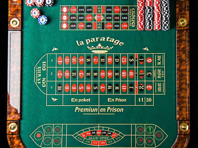 Bàn Roulette Pháp với các quy tắc đặc biệt La Partage và En Prison