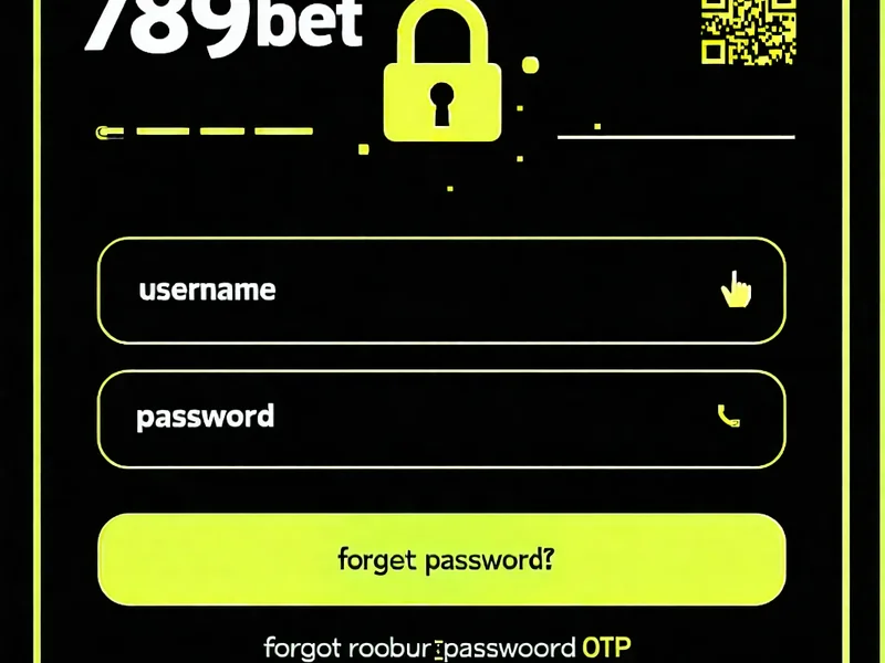 Giao diện đăng nhập an toàn và quy trình khôi phục mật khẩu 789bet