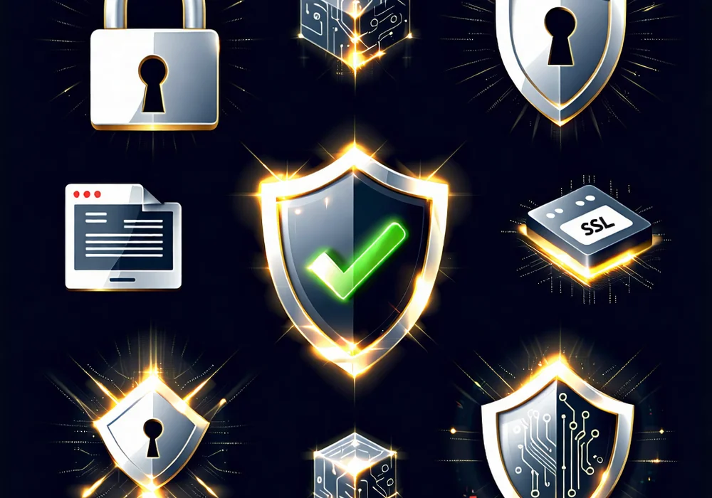 Các biểu tượng bảo mật và mã hóa dữ liệu, thể hiện sự an toàn của 789bet