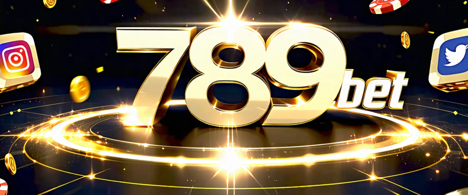 Biểu tượng mạng xã hội và logo 789bet