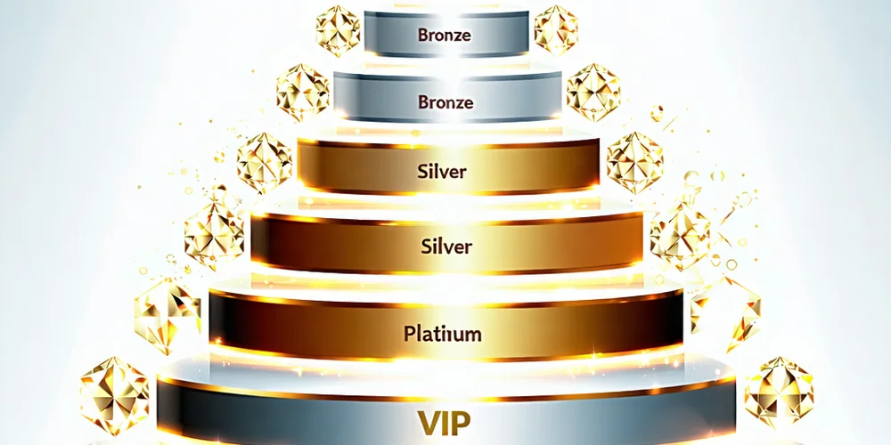 Biểu đồ các cấp độ VIP của 789bet từ Đồng đến Kim Cương