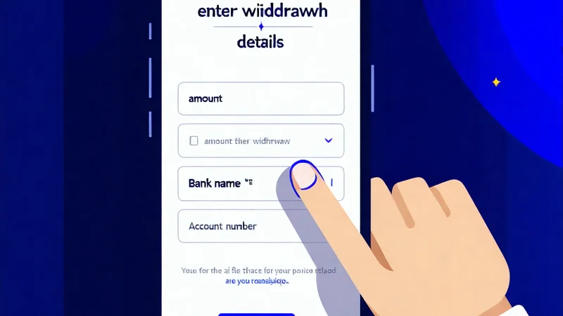 Giao diện nhập thông tin rút tiền 789bet